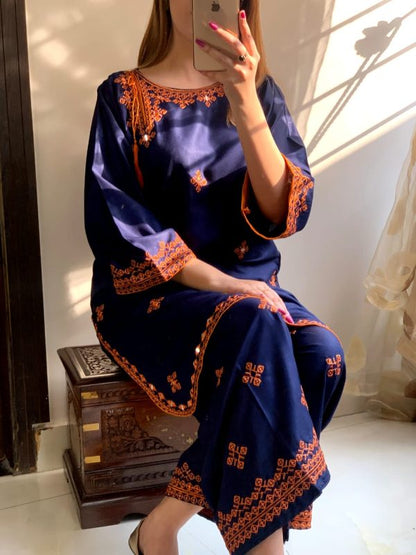 Balochi Embroidery 2pc Dress