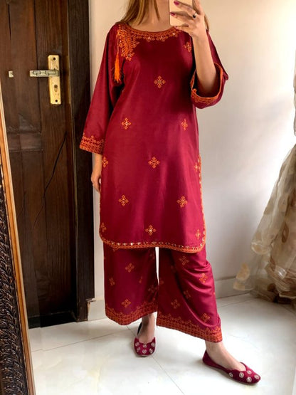 Balochi Embroidery 2pc Dress