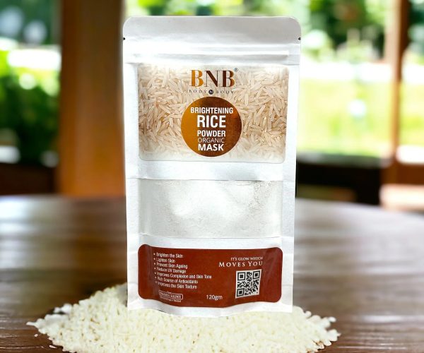 Bnb Brightening Rice Powder Oraganic Mask With Natural White Rice Extract