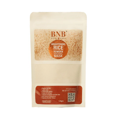 Bnb Brightening Rice Powder Oraganic Mask With Natural White Rice Extract