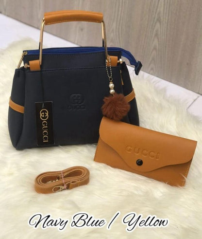 Gucci 2 Piece Set With Long Wallet For Women Fashionable New Style Bags, Hand Bag & Clutch