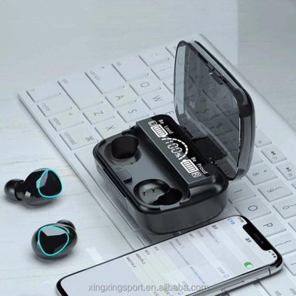 M10 Wireless Bluetooth Earbuds & amp Bluetooth Earphones Noise Cancellation Hifi Quality